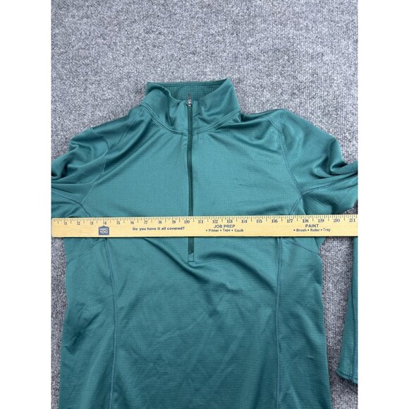 Patagonia Pullover Mens L Green Capilene Midweight Quarter Zip Polartec - Picture 5 of 6